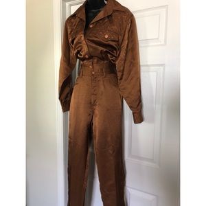 Cropped Jacket & Pants Set